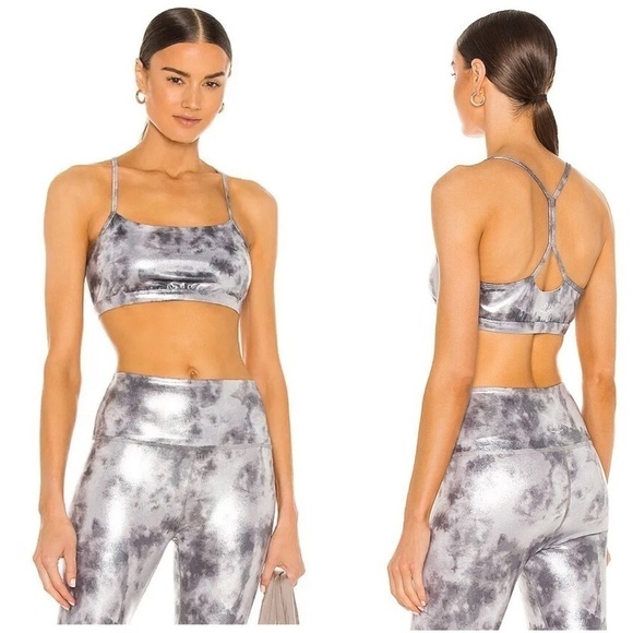 Beyond Yoga Racerback Bra in Foil Tie Dye XS - Picture 8 of 9